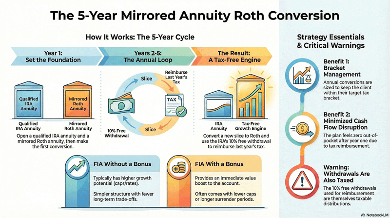 Roth conversion planning visual 2